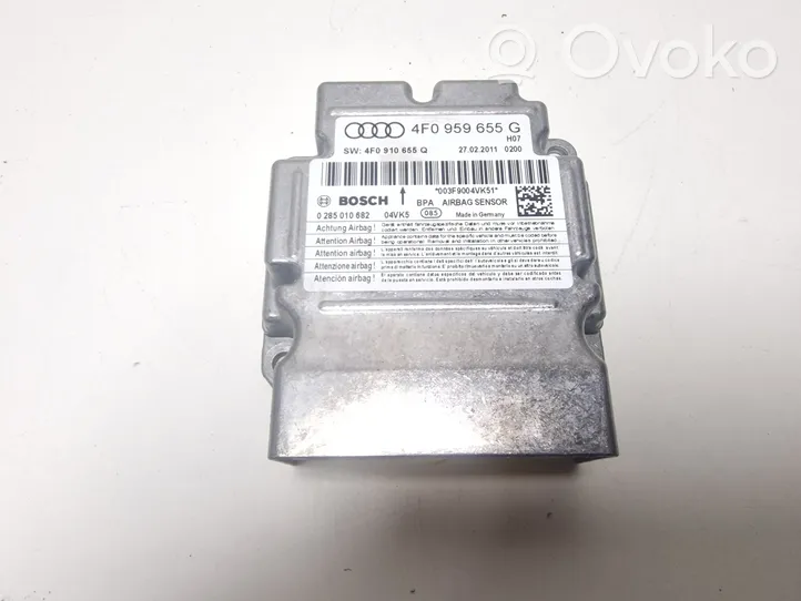 Audi A6 S6 C6 4F Turvatyynyn ohjainlaite/moduuli 4F0959655G