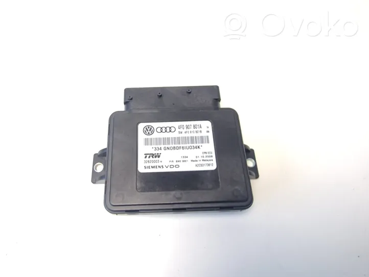 Audi A6 Allroad C6 Hand brake control module 4F0907801A