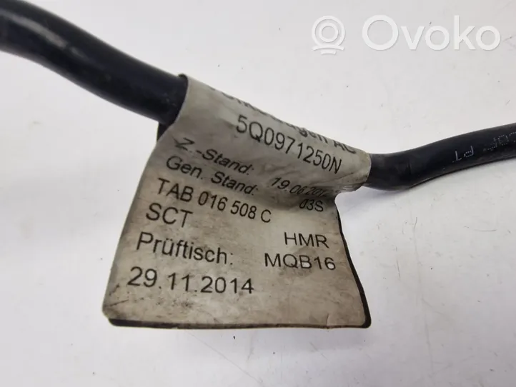 Volkswagen Golf VII Negative earth cable (battery) 5Q0971250N