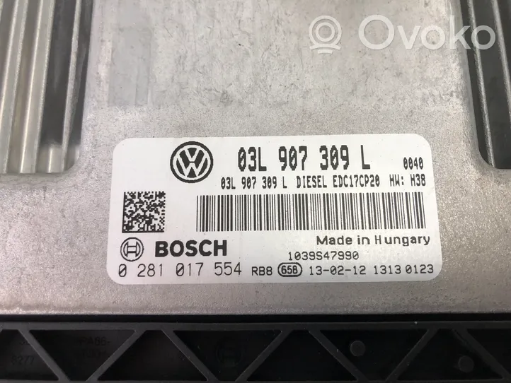 Volkswagen Transporter - Caravelle T5 Sterownik / Moduł ECU 03L907309L