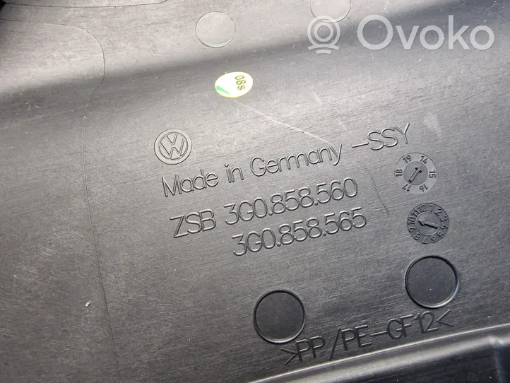 Volkswagen PASSAT B8 Verkleidung Lenksäule Lenkstock 3G0858560