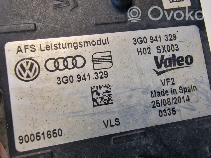 Volkswagen PASSAT B8 Moduł poziomowanie świateł Xenon 3G0941329