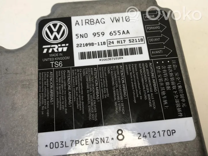 Volkswagen PASSAT B7 Module de contrôle airbag 5N0959655AA