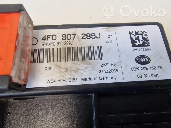 Audi A6 S6 C6 4F Comfort/convenience module 4F0907289J