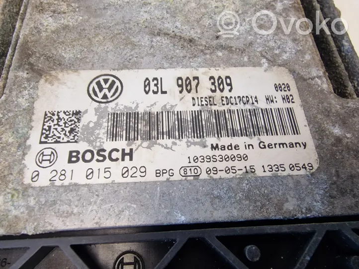 Volkswagen PASSAT CC Variklio valdymo blokas 03L907309