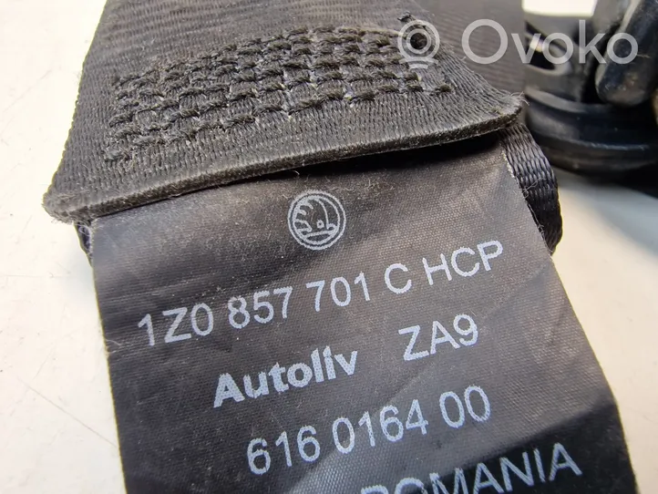 Skoda Octavia Mk2 (1Z) Pas bezpieczeństwa fotela przedniego 1Z0857701C