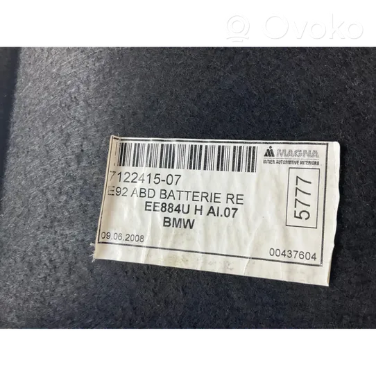 BMW 3 E92 E93 Schowek bagażnika 7122415