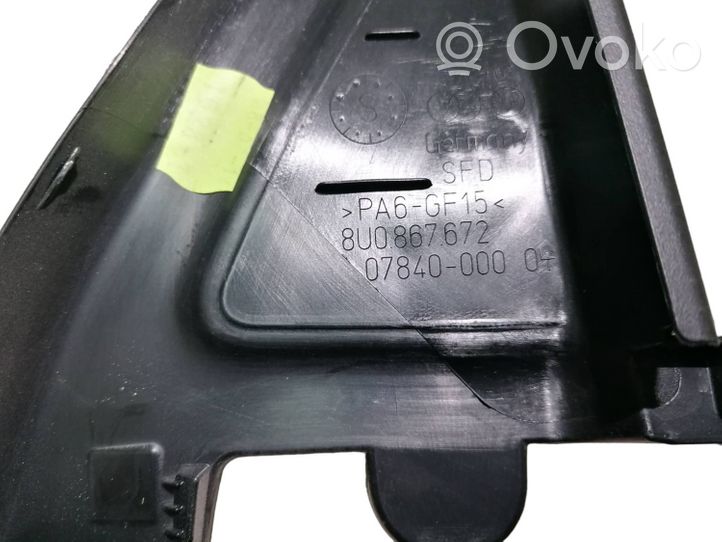 Audi Q3 8U Muu takaoven verhoiluelementti 8U0867672