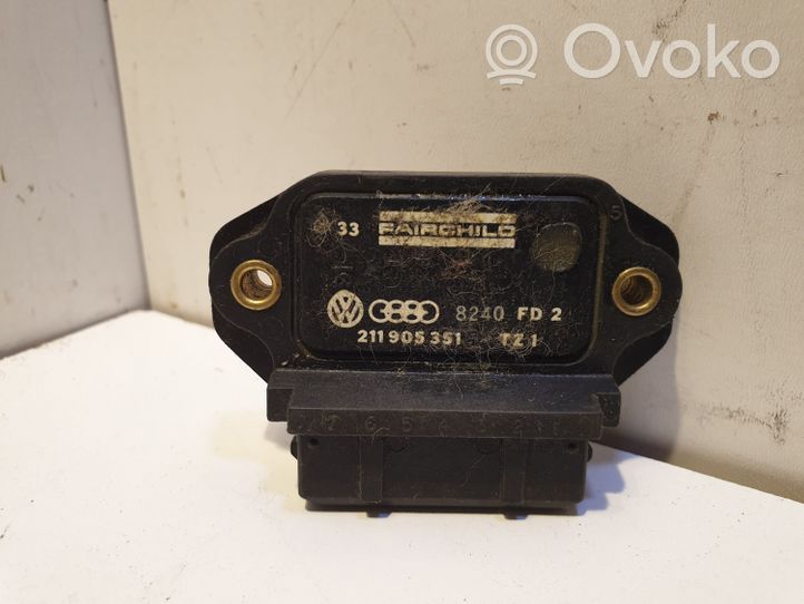 Audi 80 90 B2 Sytytyksen vahvistimen ohjainlaite 211905351