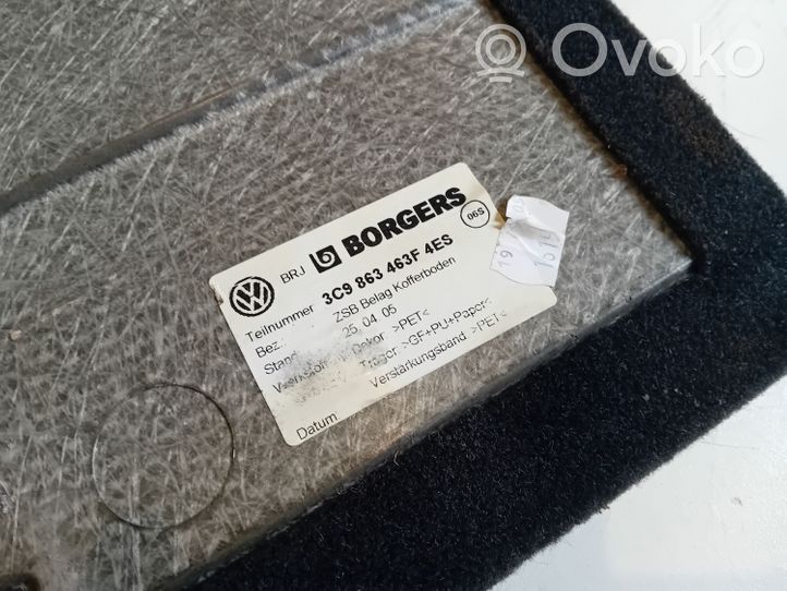 Volkswagen PASSAT B6 Tappeto di rivestimento del fondo del bagagliaio/baule 3C9863463F