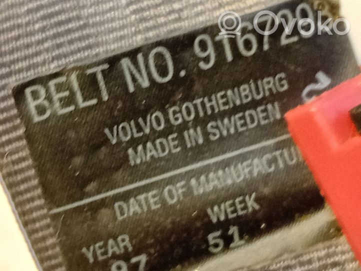 Volvo S70  V70  V70 XC Takaistuimen turvavyö 9174682