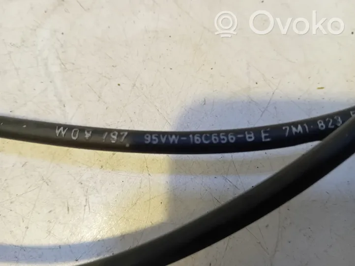 Volkswagen Sharan Engine bonnet/hood lock release cable 7M1823531