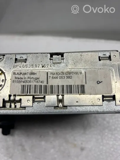 Peugeot 607 Radio/CD/DVD/GPS-pääyksikkö 7644053392