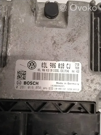 Skoda Superb B6 (3T) Sterownik / Moduł ECU 03L906018BR