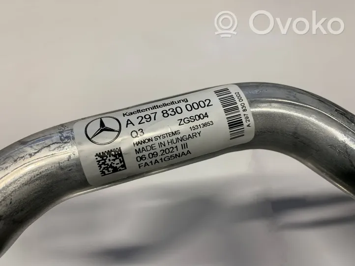 Mercedes-Benz EQE v295 Oro kondicionieriaus vamzdelis (-ai)/ žarna (-os) A2978300002