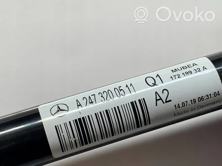 Mercedes-Benz CLA C118 X118 Stabilizator przedni / drążek A2473200511