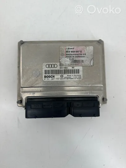 Audi A4 S4 B6 8E 8H Variklio valdymo blokas 8E0909557E