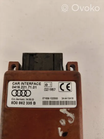 Volkswagen PASSAT B5 Puhelimen käyttöyksikkö/-moduuli 8D0862335B