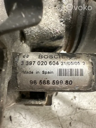 Peugeot 407 Mechanizm i silniczek wycieraczek szyby przedniej / czołowej 9656859980