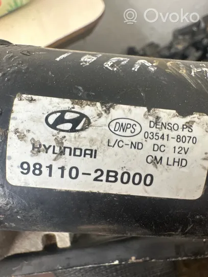 Hyundai Santa Fe Mechanizm i silniczek wycieraczek szyby przedniej / czołowej 981102B000