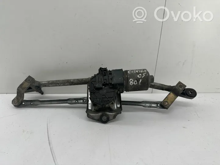 Citroen C5 Tringlerie et moteur d'essuie-glace avant 0390241700