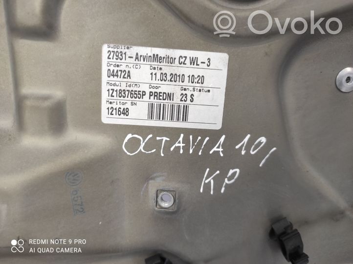 Skoda Octavia Mk2 (1Z) Elektryczny podnośnik szyby drzwi przednich 117734L