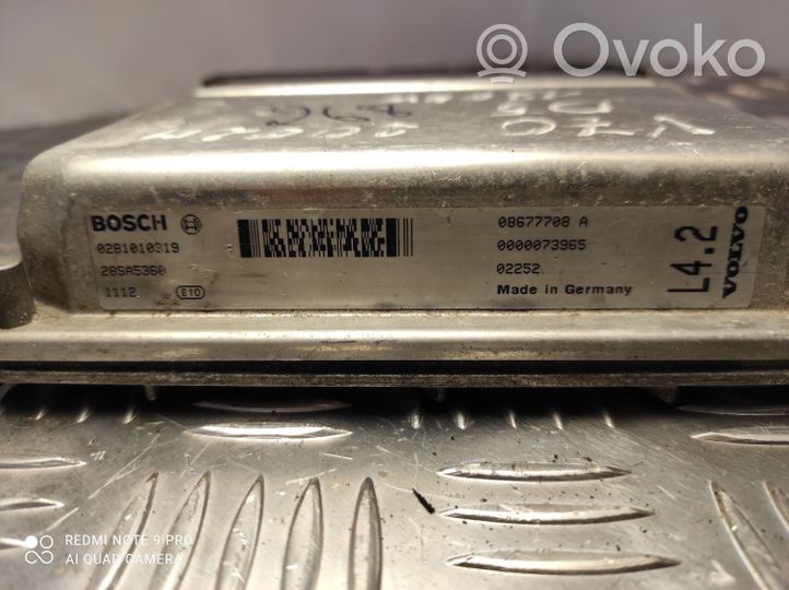 Volvo V70 Sterownik / Moduł ECU 0281010319