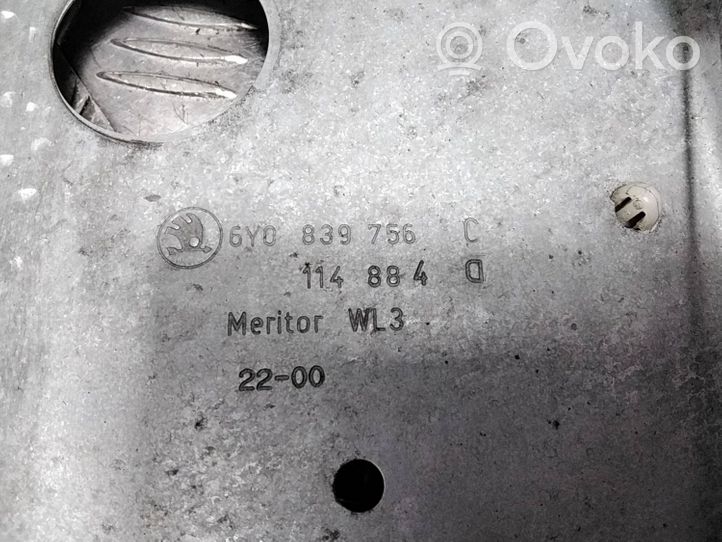 Skoda Fabia Mk1 (6Y) Silniczek podnoszenia szyby drzwi tylnych 6Q0959812