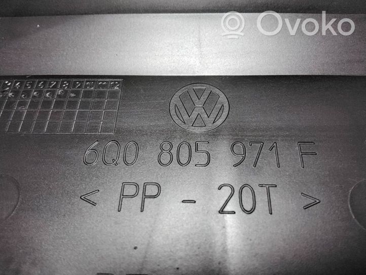 Volkswagen Polo IV 9N3 Ilmanoton kanavan osa 6Q0805971F