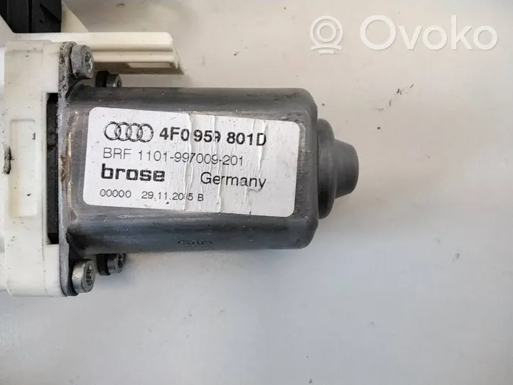 Audi A6 S6 C6 4F Etuoven ikkunan nostomoottori 4F0959801D