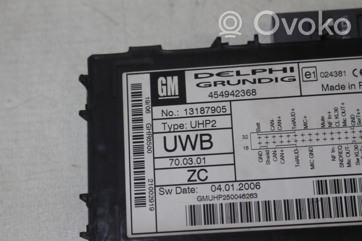 Opel Vectra C Telefono valdymo blokas 13187905