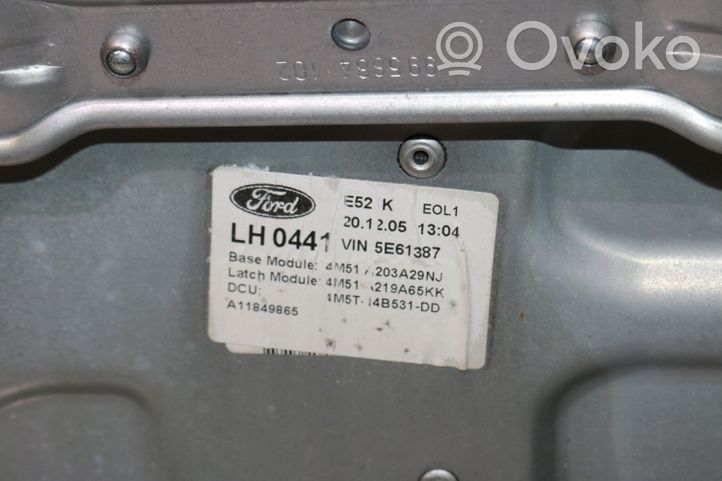 Ford Focus Priekinio el. Lango pakėlimo mechanizmo komplektas 4M51A203