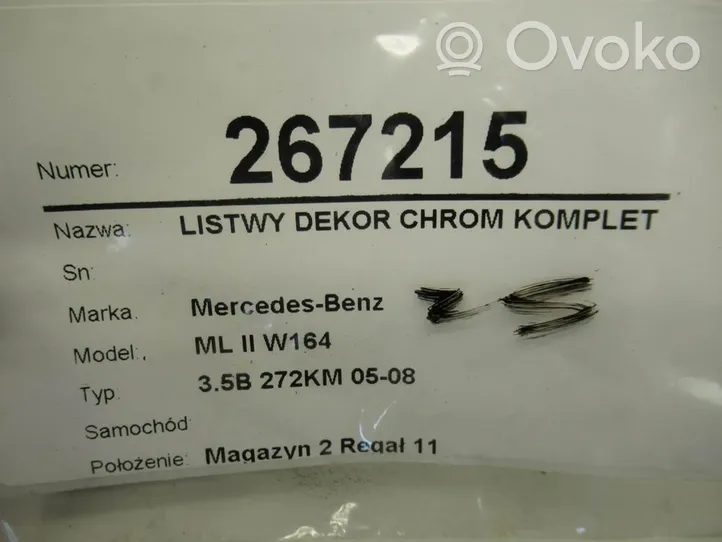 Mercedes-Benz ML W164 Prietaisų skydelio apdaila 