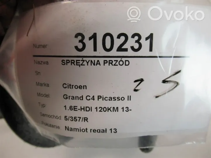 Citroen C4 Grand Picasso Sprężyna przednia 