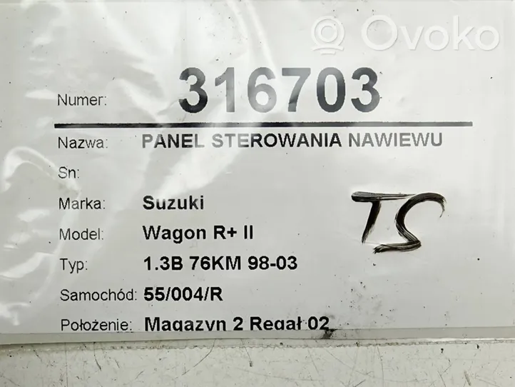 Suzuki Wagon R+ Interruttore ventola abitacolo 74400-83E20