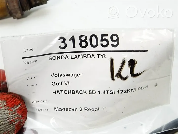 Volkswagen Golf VI Lambda probe sensor 