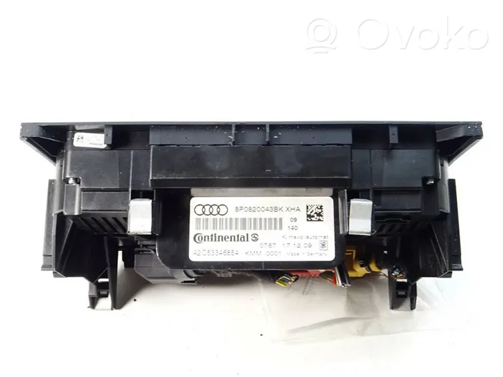 Audi A3 S3 8P Interior fan control switch 8P0820043BK