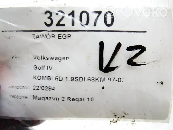 Volkswagen Golf IV Zawór EGR 038131501