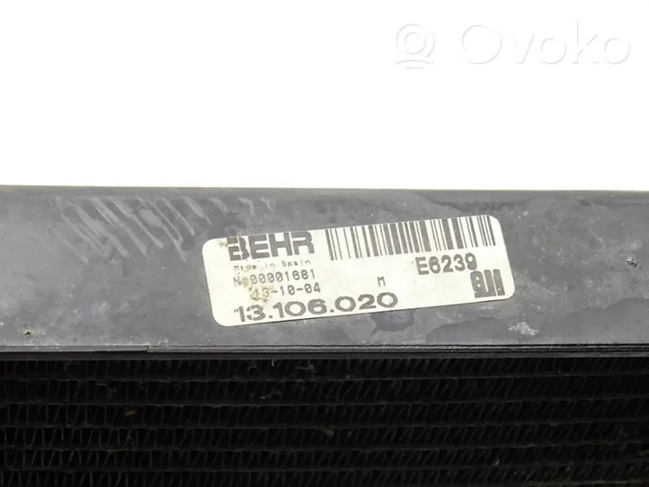 Opel Corsa C Radiatore di raffreddamento 13106020