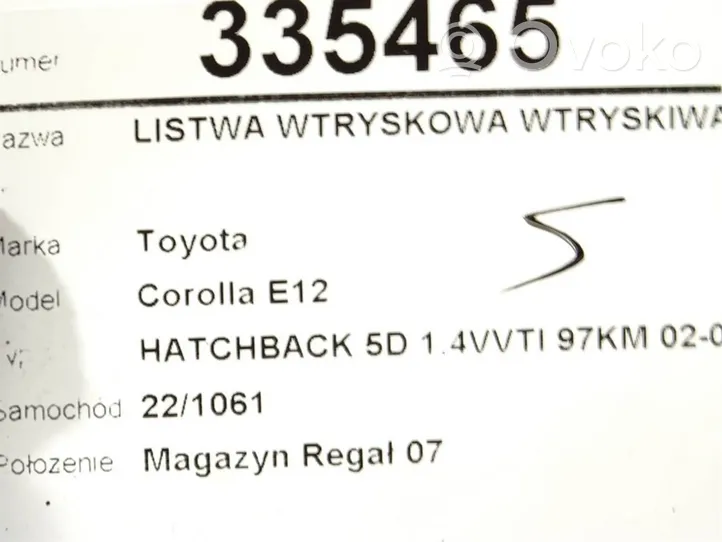 Toyota Corolla Verso E121 Listwa wtryskowa 0280155936