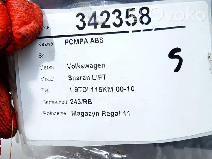 Volkswagen Sharan Pompe ABS 