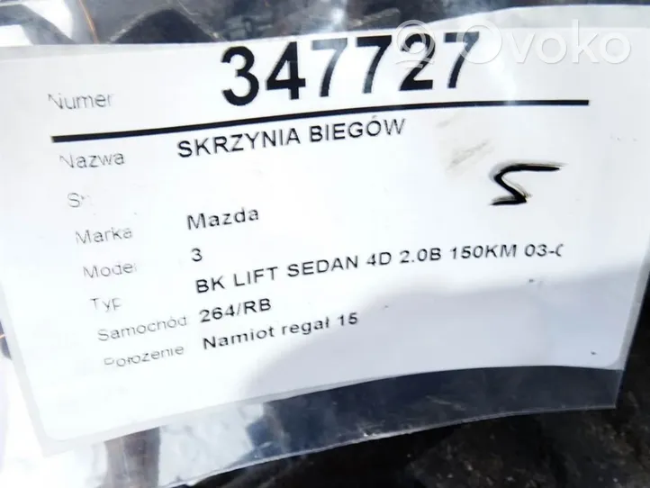 Mazda 3 II Manualna 5-biegowa skrzynia biegów 