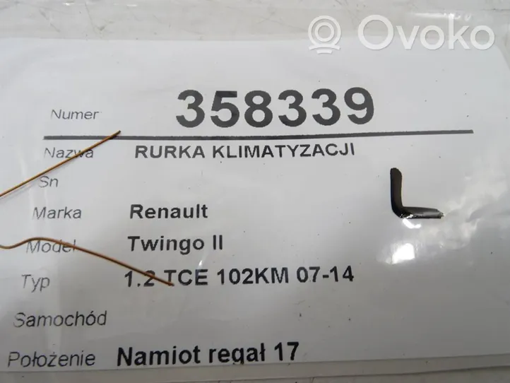 Renault Twingo II Wąż / Przewód klimatyzacji A/C 