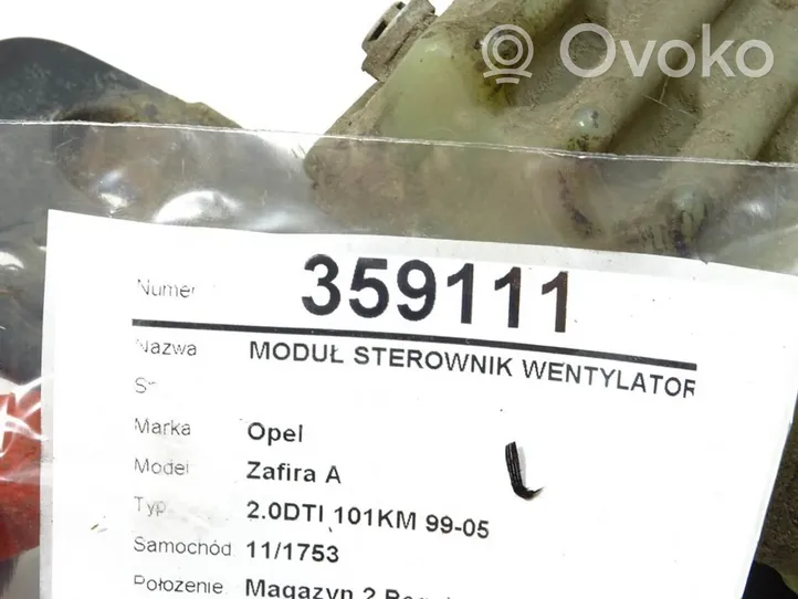 Opel Zafira A Moduł / Sterownik wentylatora dmuchawy 