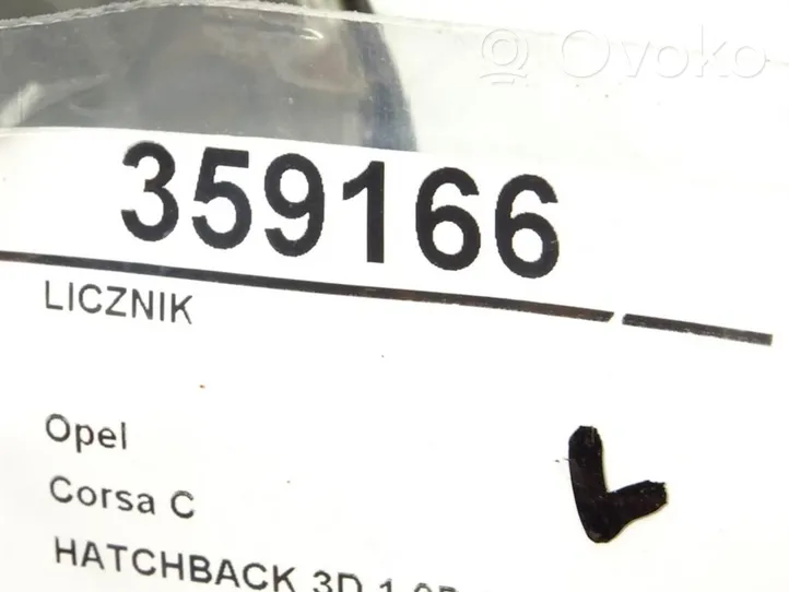 Opel Corsa C Compteur de vitesse tableau de bord 13140233LC