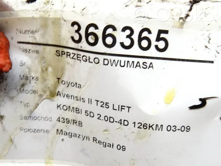 Toyota Avensis T250 Kaksoismassavauhtipyörä 13450-0R010