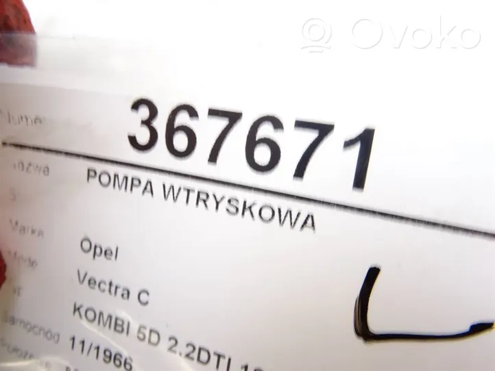 Opel Vectra C Polttoaineen ruiskutuksen suurpainepumppu 0470504211