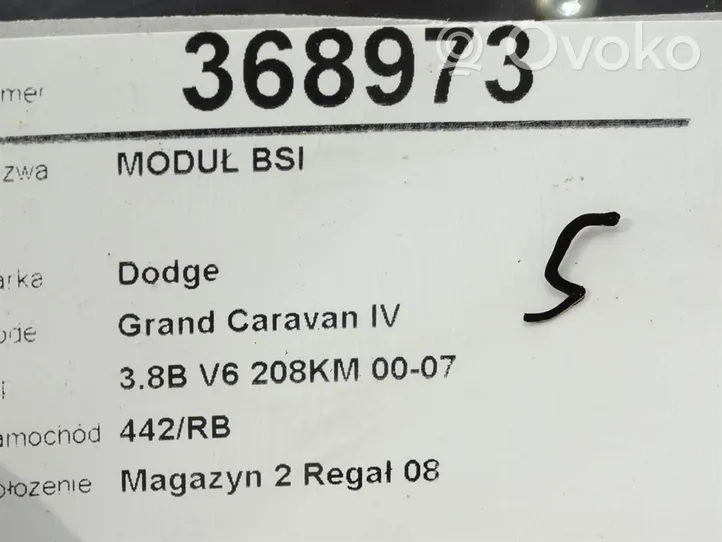 Dodge Grand Caravan Muut ohjainlaitteet/moduulit 05082501AE