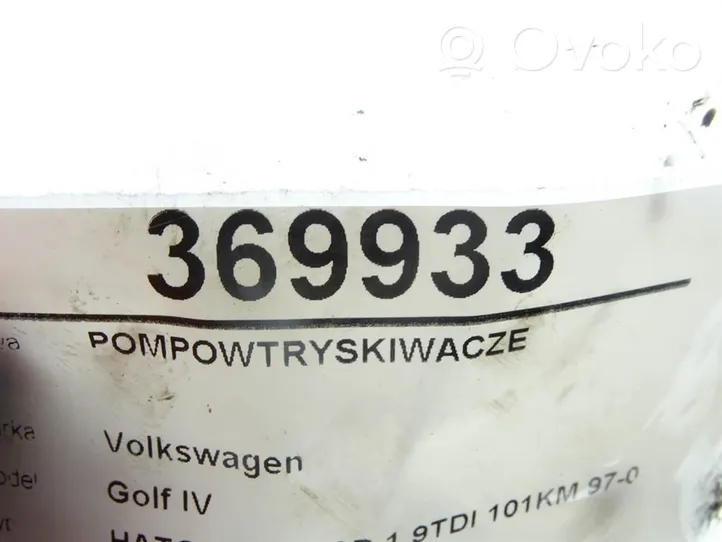 Volkswagen Golf IV Kit d'injecteurs de carburant 0414720015