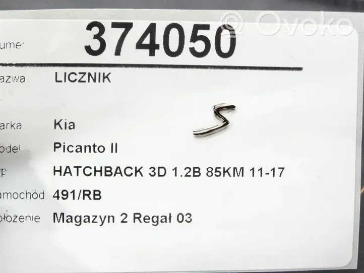 KIA Picanto Licznik / Prędkościomierz 94053-1Y022